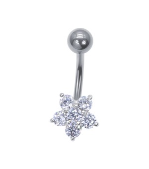 Belly Piercing with Titanium Bar BP-2112-TI